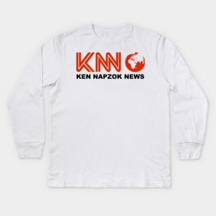 KNN - Ken Napzok News Kids Long Sleeve T-Shirt